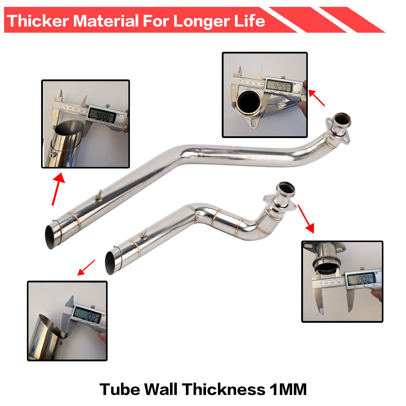 Shortshots Staggered Exhaust Pipe System For Kawasaki Vulcan 800 VN800 1995-2006