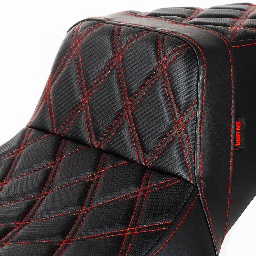 1-piece Step-up Seat Front Rear Full For Harley Street Glide Road King 1997-2007