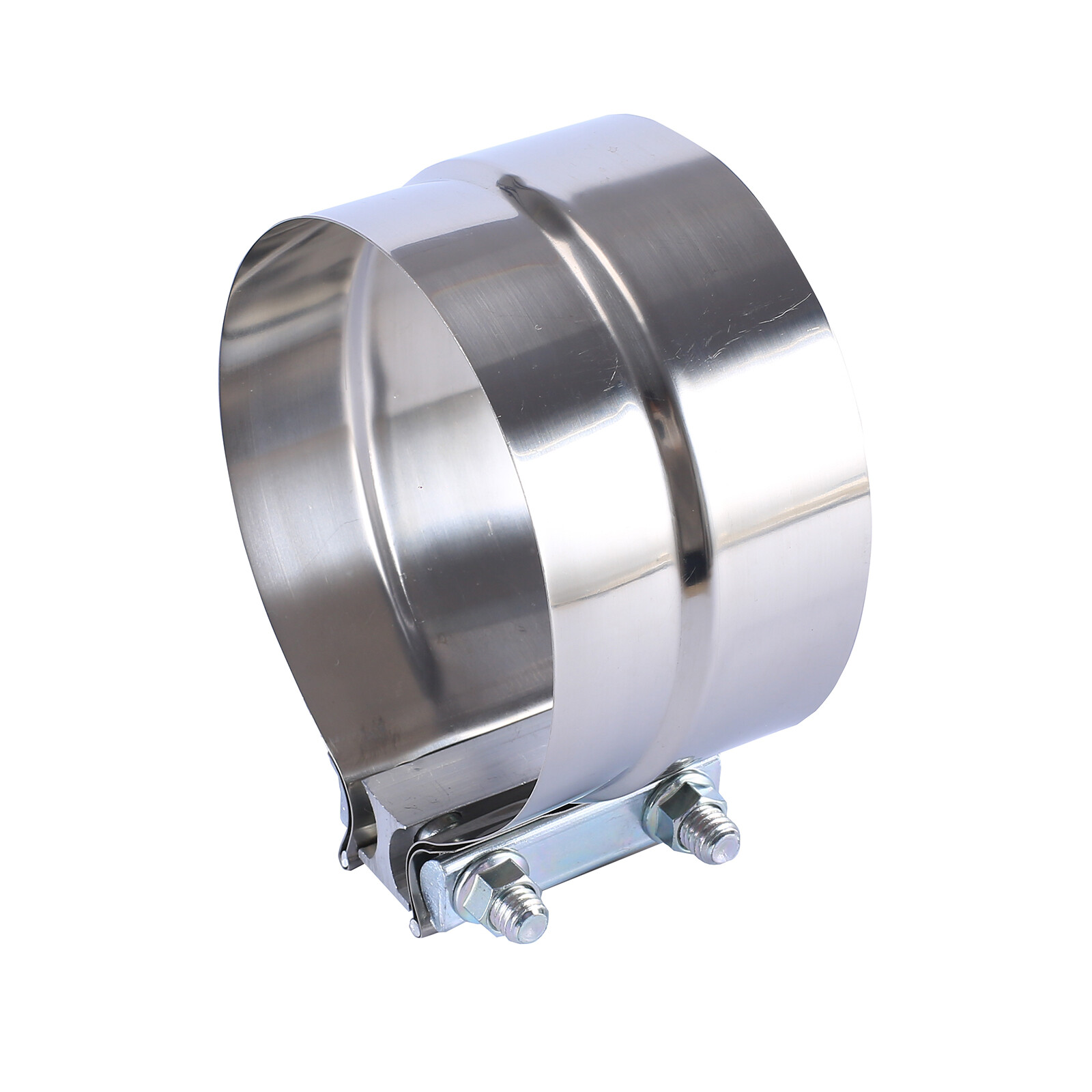 2Pack 5" inch Stainless Steel 304 Lap Joint Clamp Heavy Duty Exhaust Band Clamp