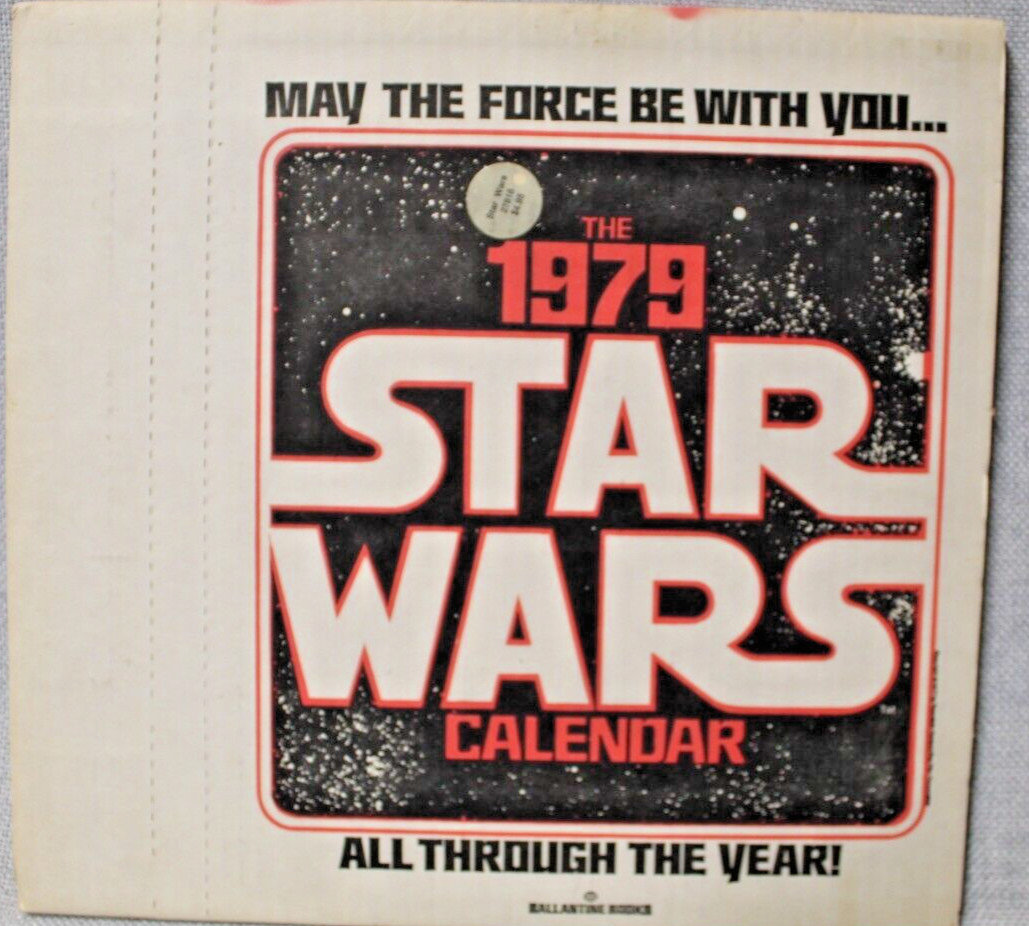 Vintage 1979 Original STAR WARS Calendar 1st Edition Ballantine Books Sealed