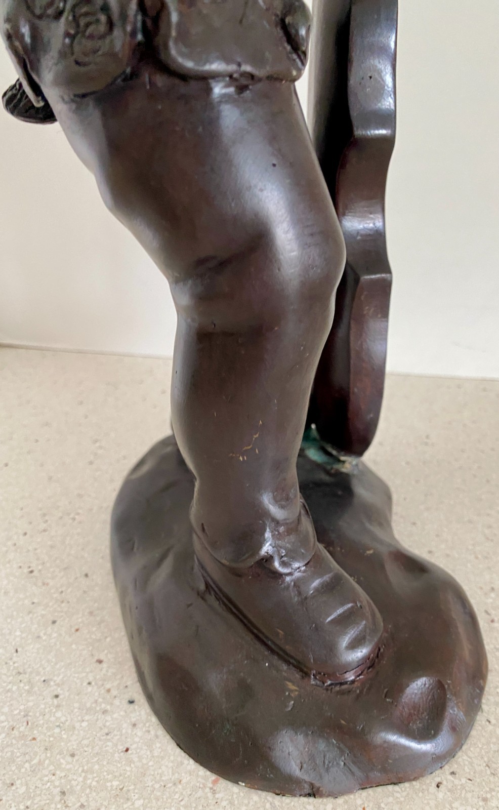 Vtg 17" Bronze Anthropomorphic Rabbit Sculpture Playing Cello Maitland Smith MCM