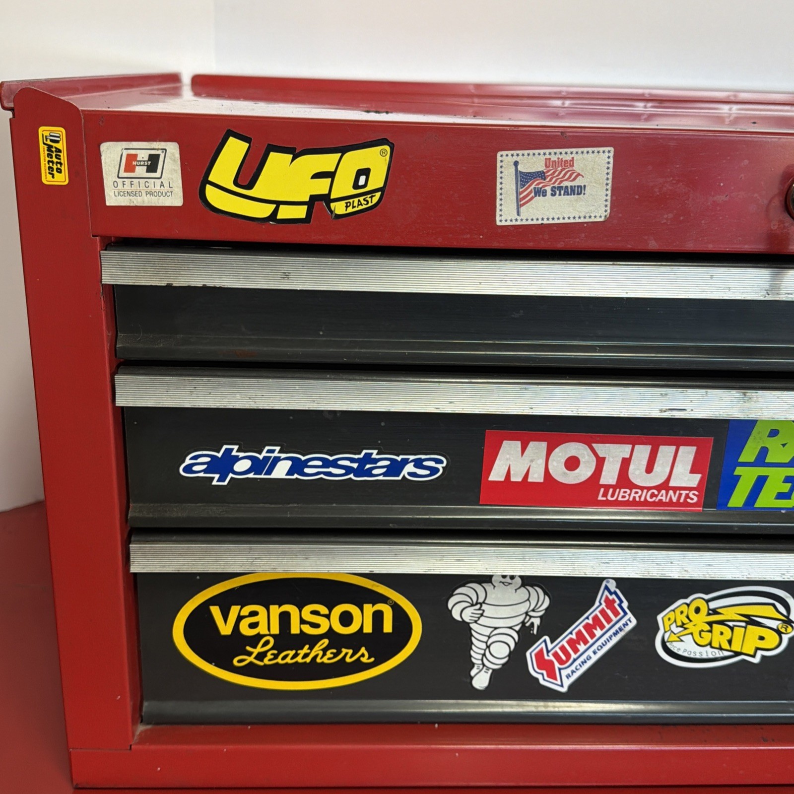 Craftsman DEEP Mid Middle Intermediate Riser Tool Box Chest 3 Drawer Red 65766