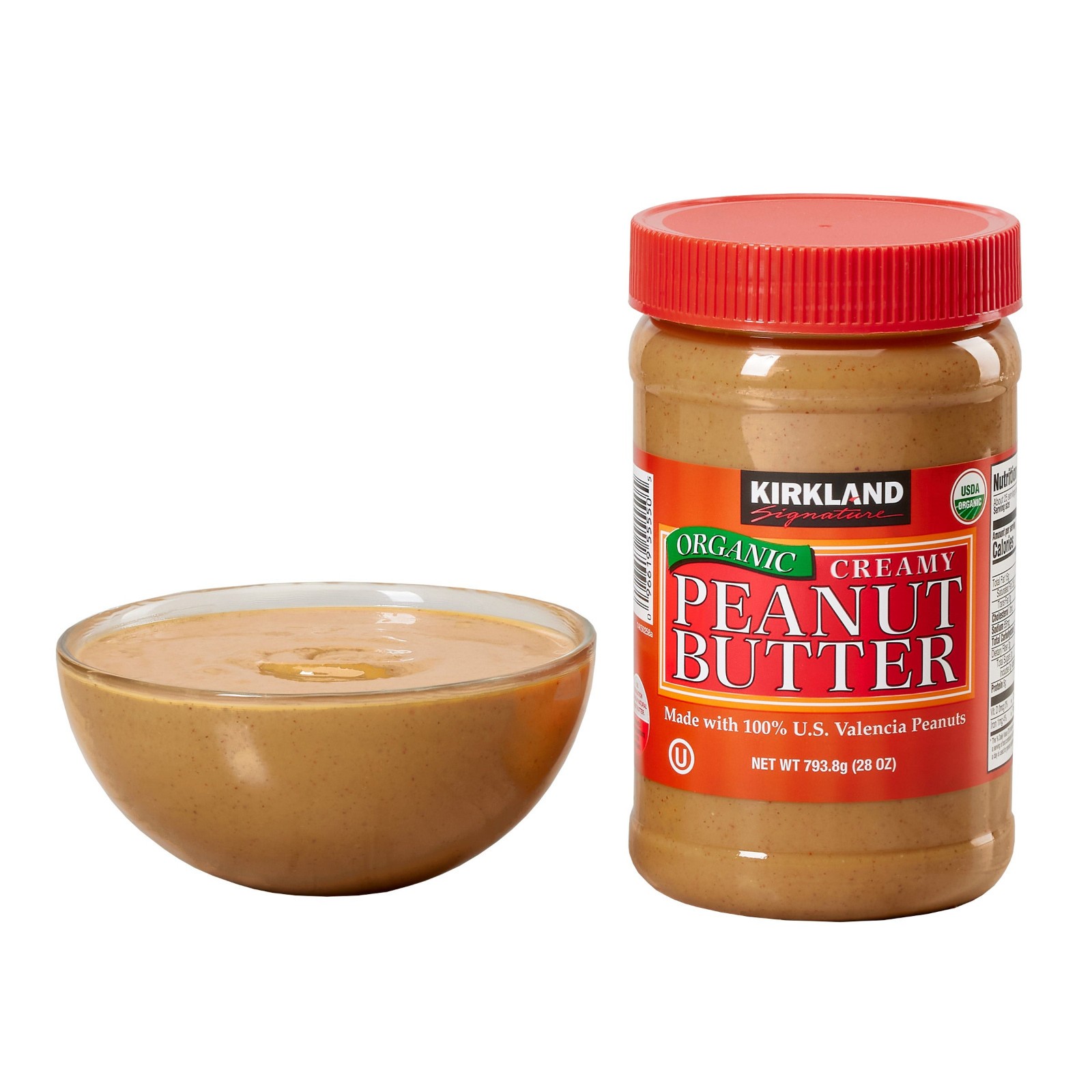 Kirkland Signature Organic Peanut Butter, 28 oz, 2-pack