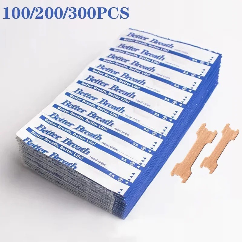 100/200/300 Pcs Breathe Better and Reduce Snoring Nasal Strips
