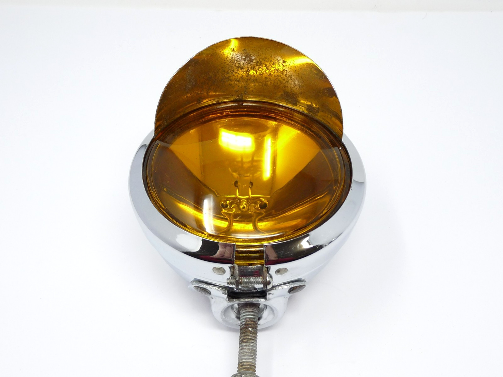 VINTAGE HARLEY DAVIDSON GUIDE 62 PANHEAD AUXILIARY FOG PASSING SPOT LAMPS LIGHTS