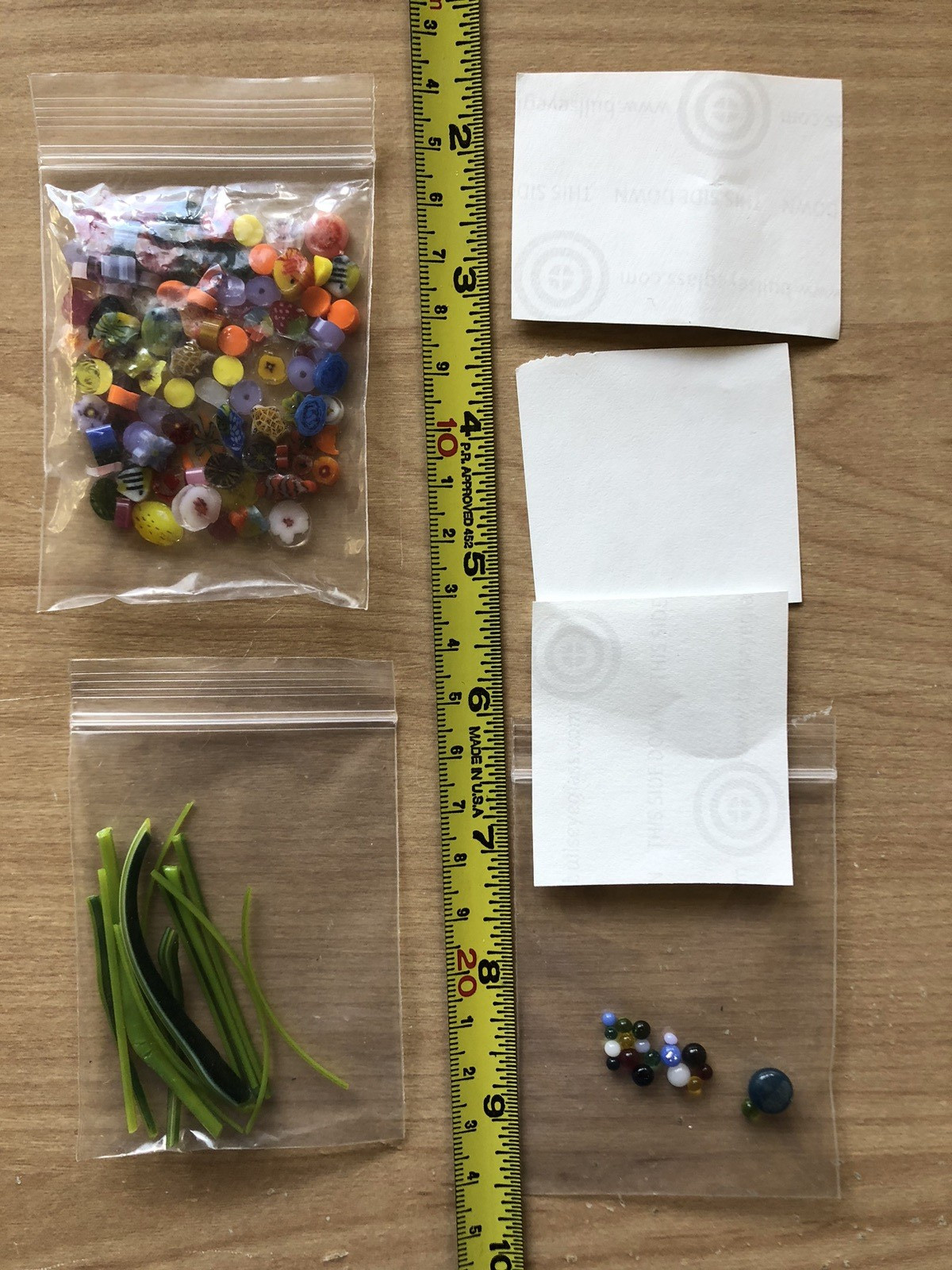 Bullseye COE90 Scrap Stringer-Confetti-Frit&More: Fusing Starter Mega Pack:Used