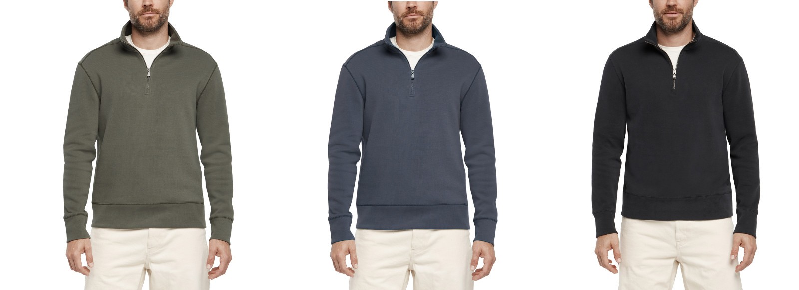 Banana Republic Men's Quarter Zip Pullover