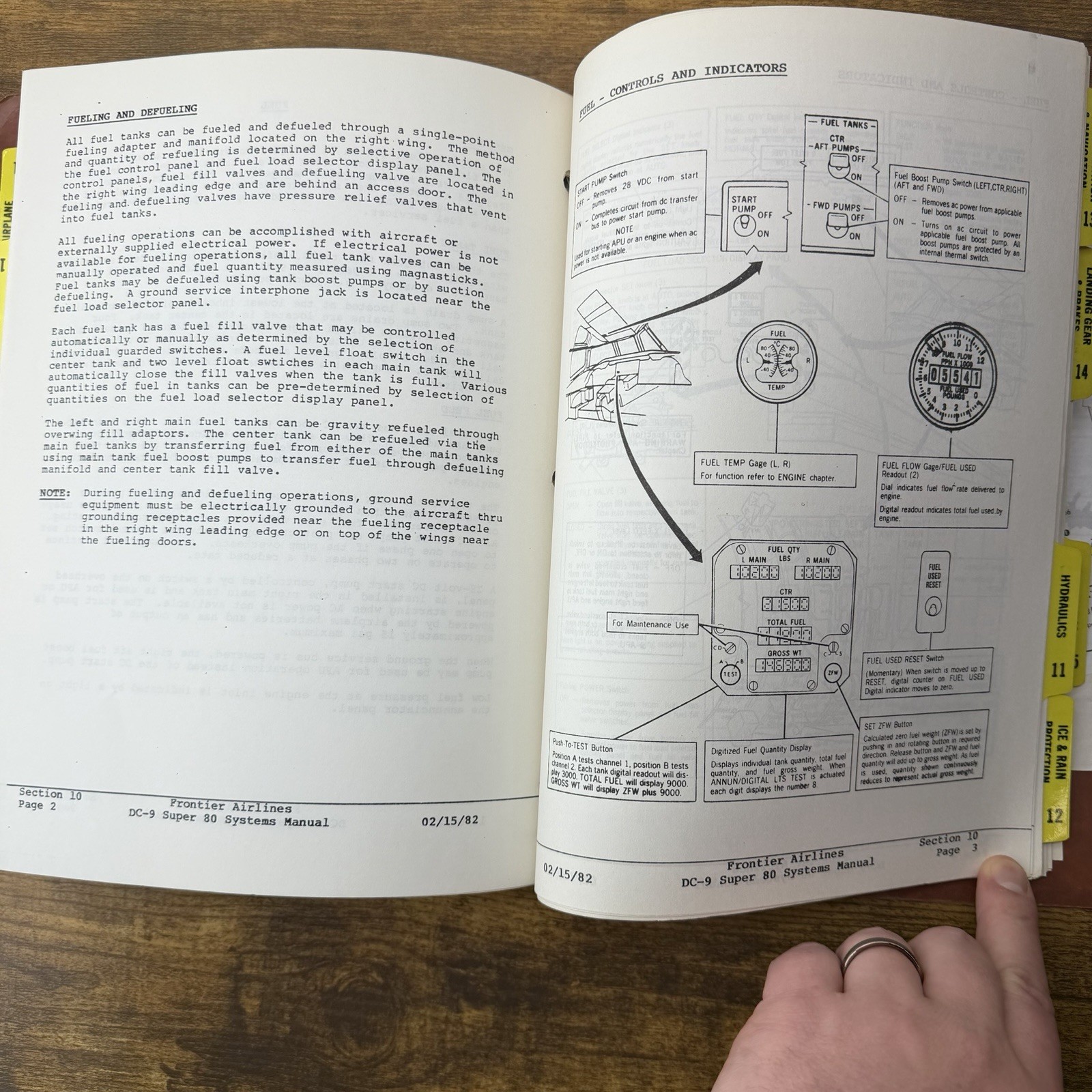 1982 Frontier Airlines DC-9 Super 80 (MD-80) Systems Manual