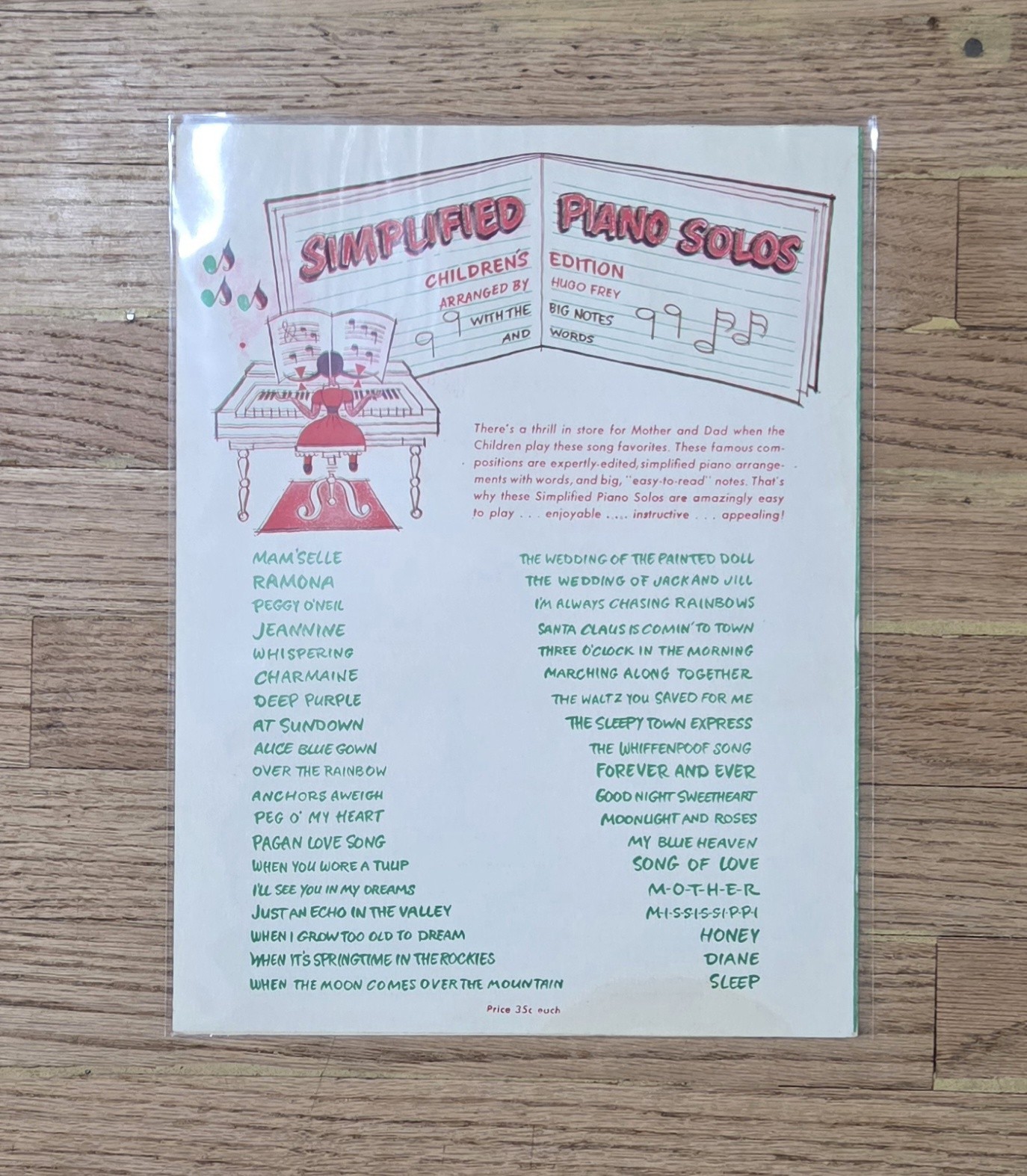 (8) Vintage Music Sheets Lot