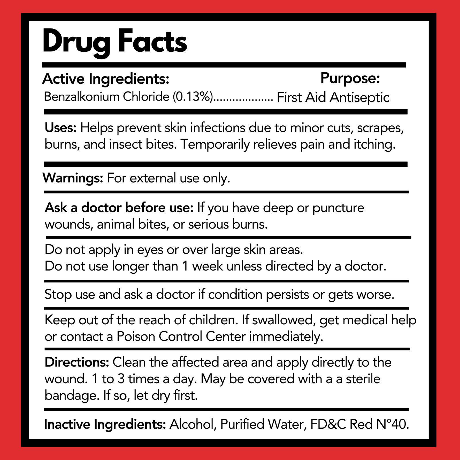 Arymar Mercuro Chromo – First Aid Antiseptic for Wounds, 1 fl oz (6-Pack)
