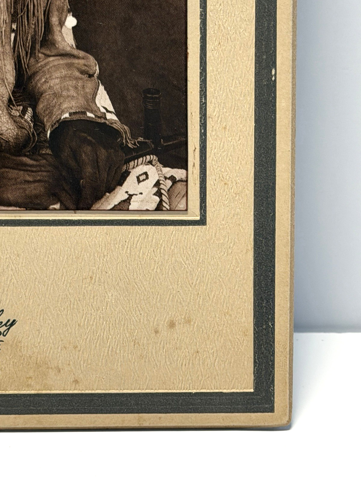 Vintage Native American Indian Portrait of Jack Red Cloud Chief of Oglala Sioux