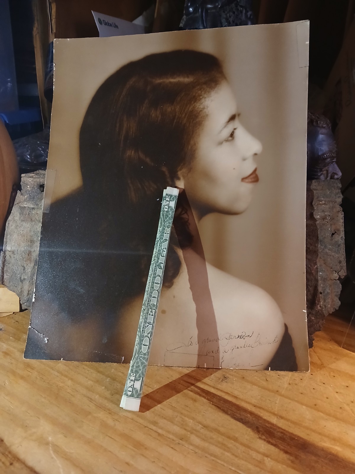 Antique African American* BEAUTIFUL COLORED FEMALE*RED LIPSTICK*COLUMBUS OHIO