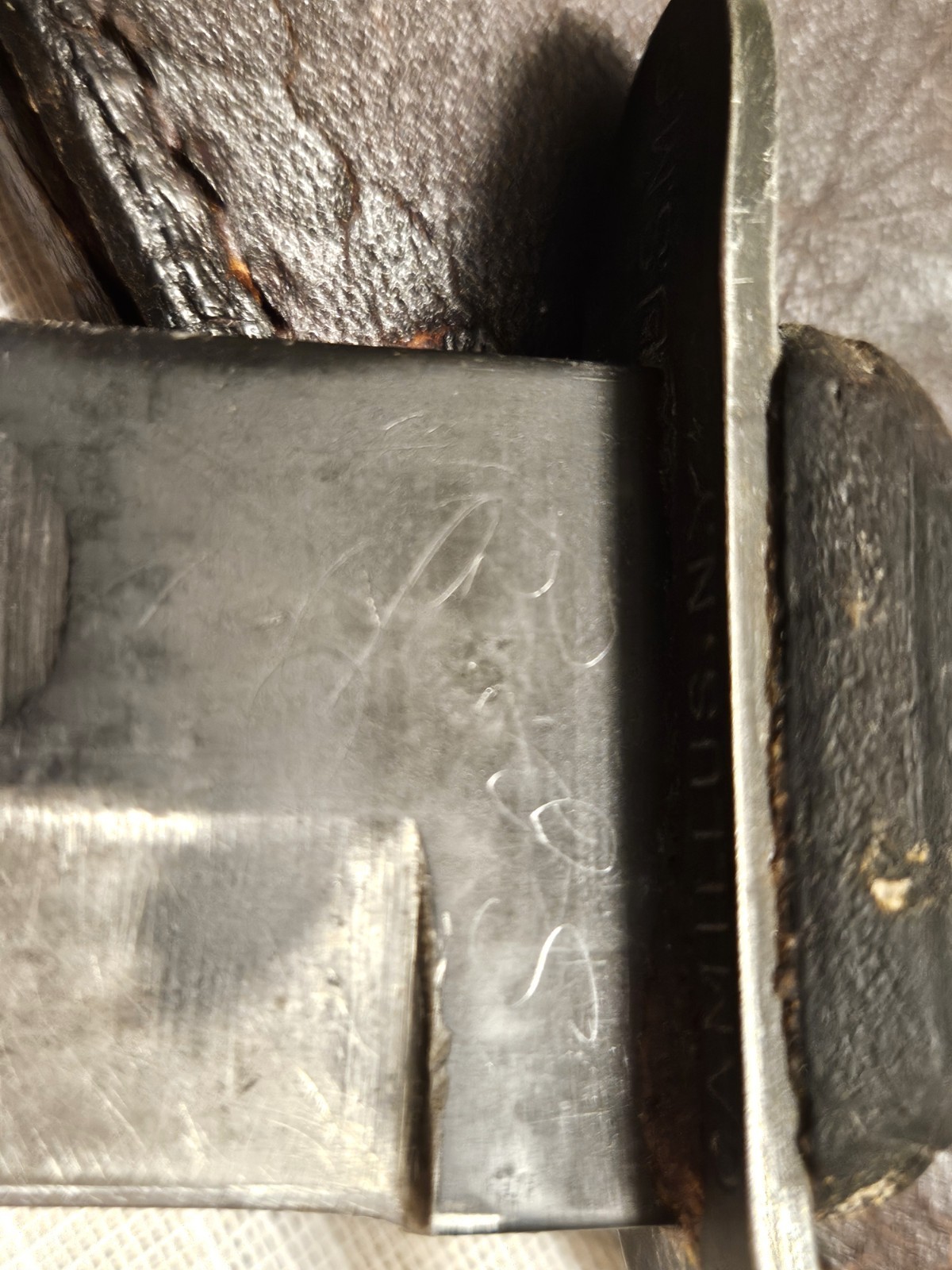 WWII USMC Camillus Fighting Knife Mark 2 KA-BAR Style w/Original Leather Sheath