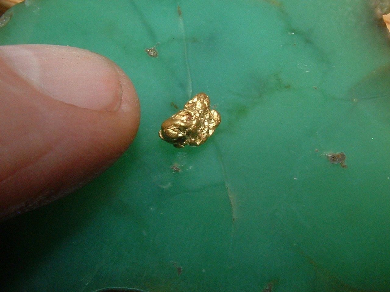 NATURAL GOLD NUGGET CALIFORNIA GOLD .73 GRAM