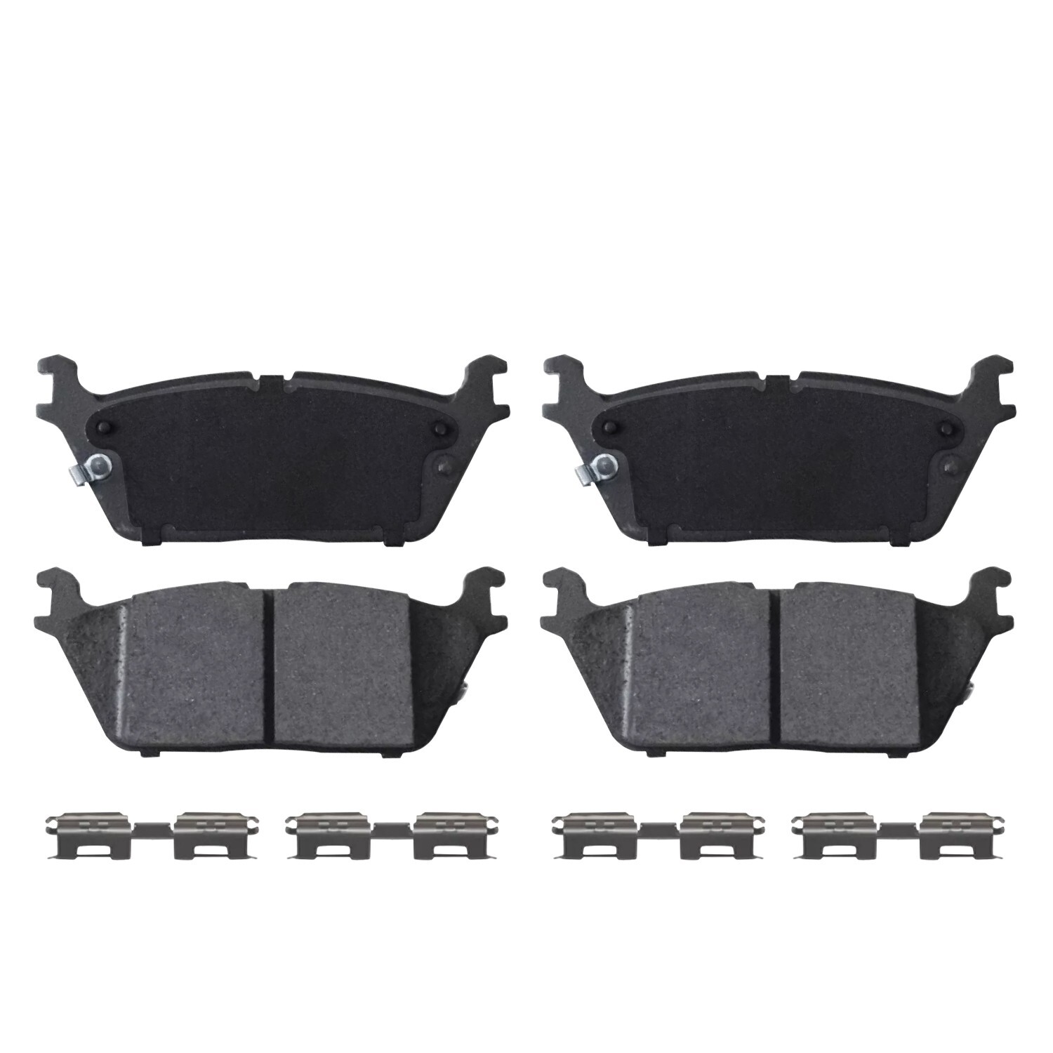 Front Rear Drilled Brake Rotors and Ceramic Brake Pads for 2019 - 2023 Ram 1500