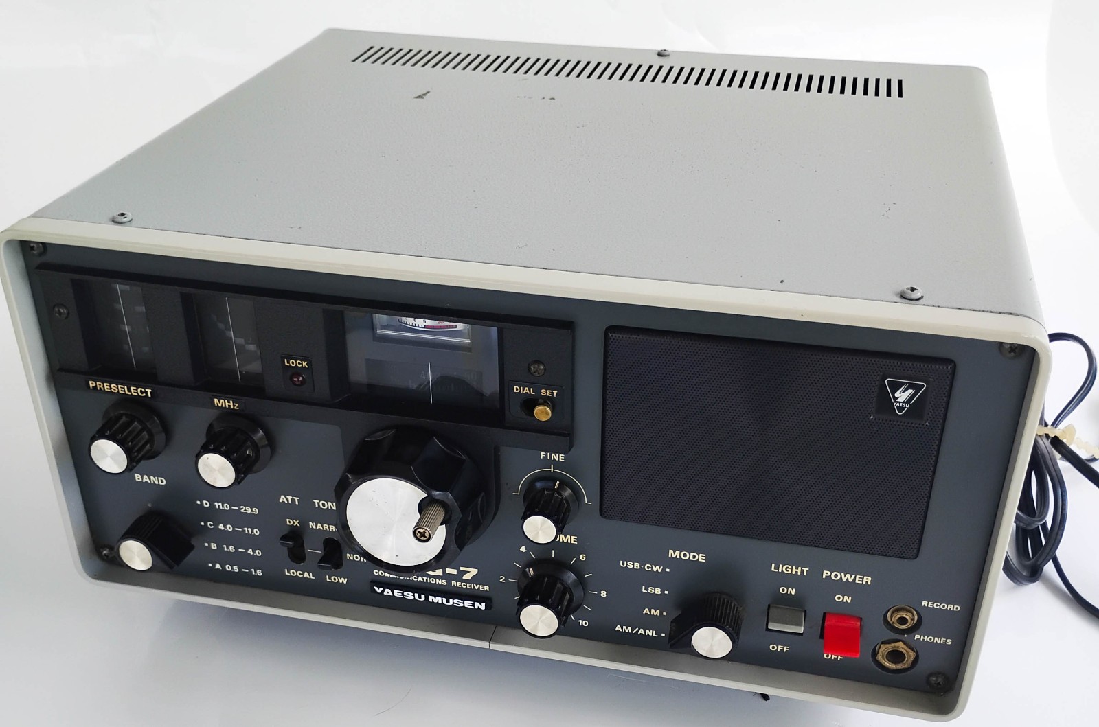 YAESU COMMUNICATIONS RECIEVER FRG-100 Vintage Tested **DEMO VIDEO Included