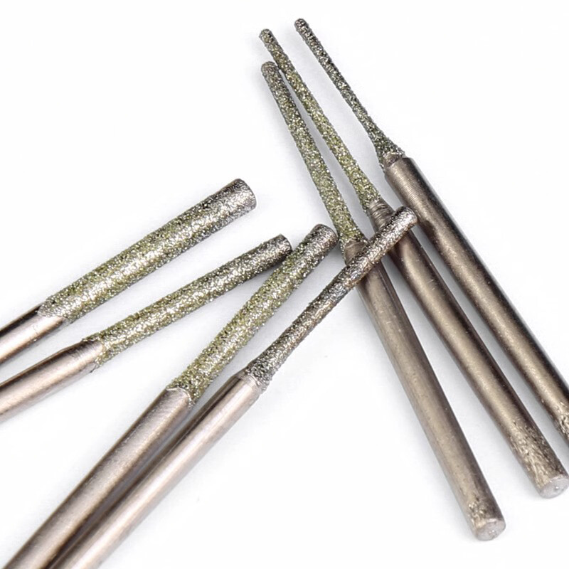 0.8-2.5mm Diamond Coated Tipped Drill Bits for Tile Jewellery Glass 2.35mm Shank