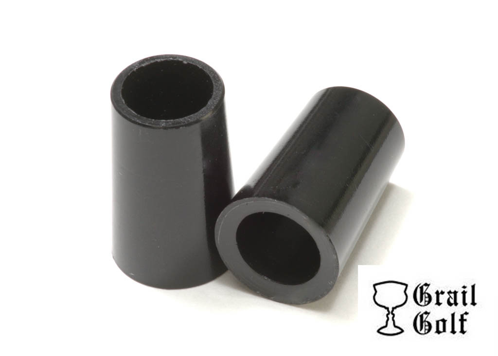 GRAIL GOLF NEW PREMIUM BLACK IRON FERRULES .370 .87" .560OD TOUR QUALITY LOT