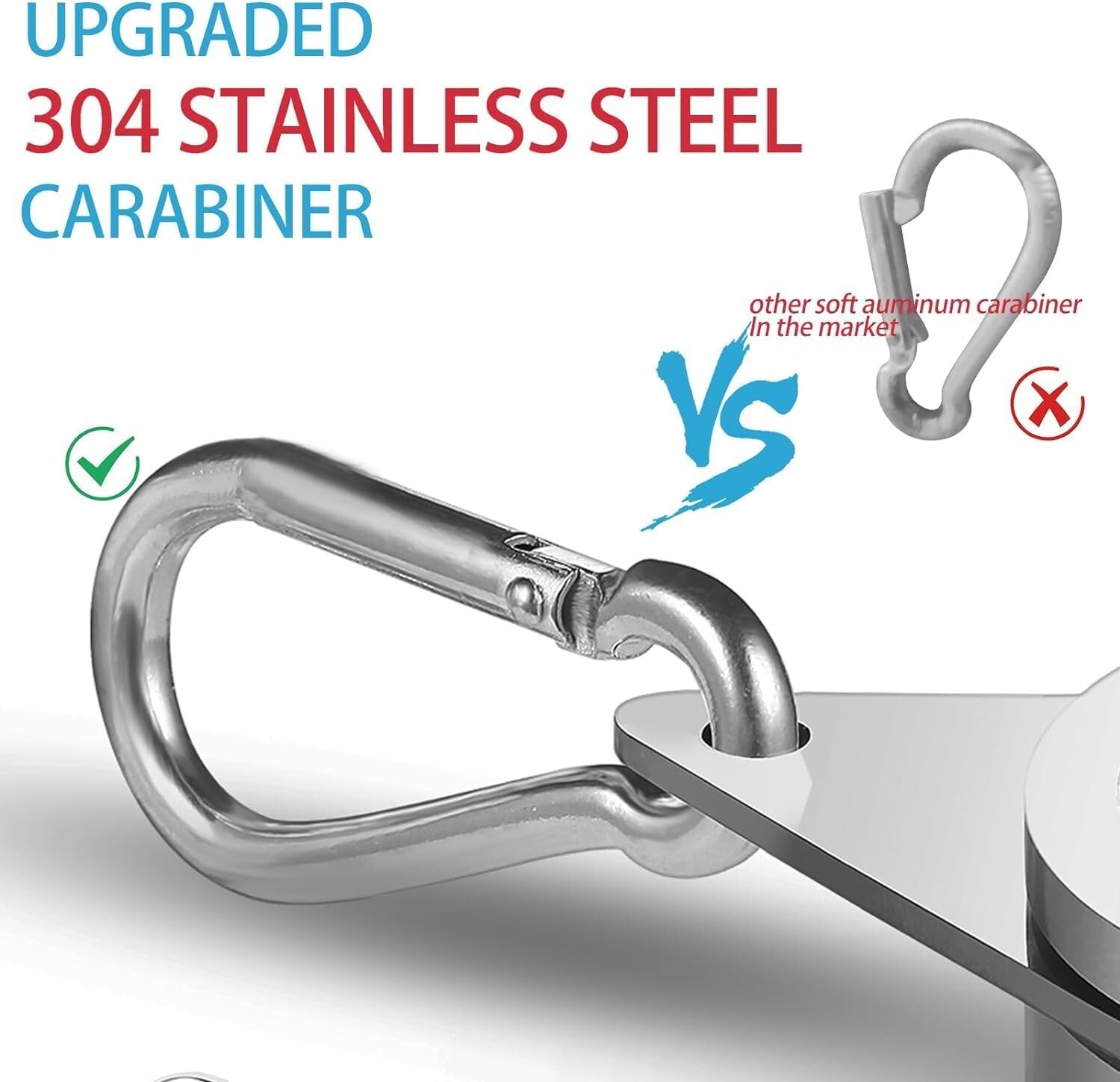 2pcs Flag Pole Ring 360° Rotating Aluminum Alloy for 0.75-1 In Pole Tangle Free