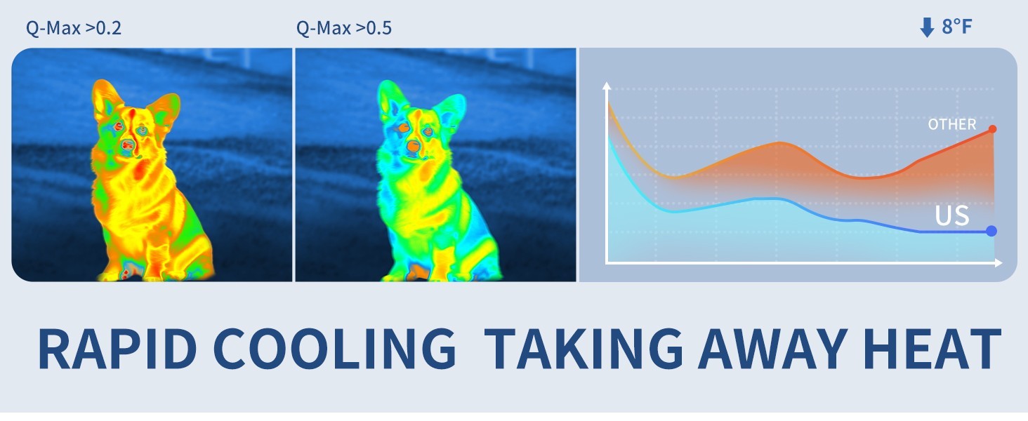 Dog Cooling Mat, Ice Silk Self Cool Pad for Dogs and Cats (35"x24", Black)