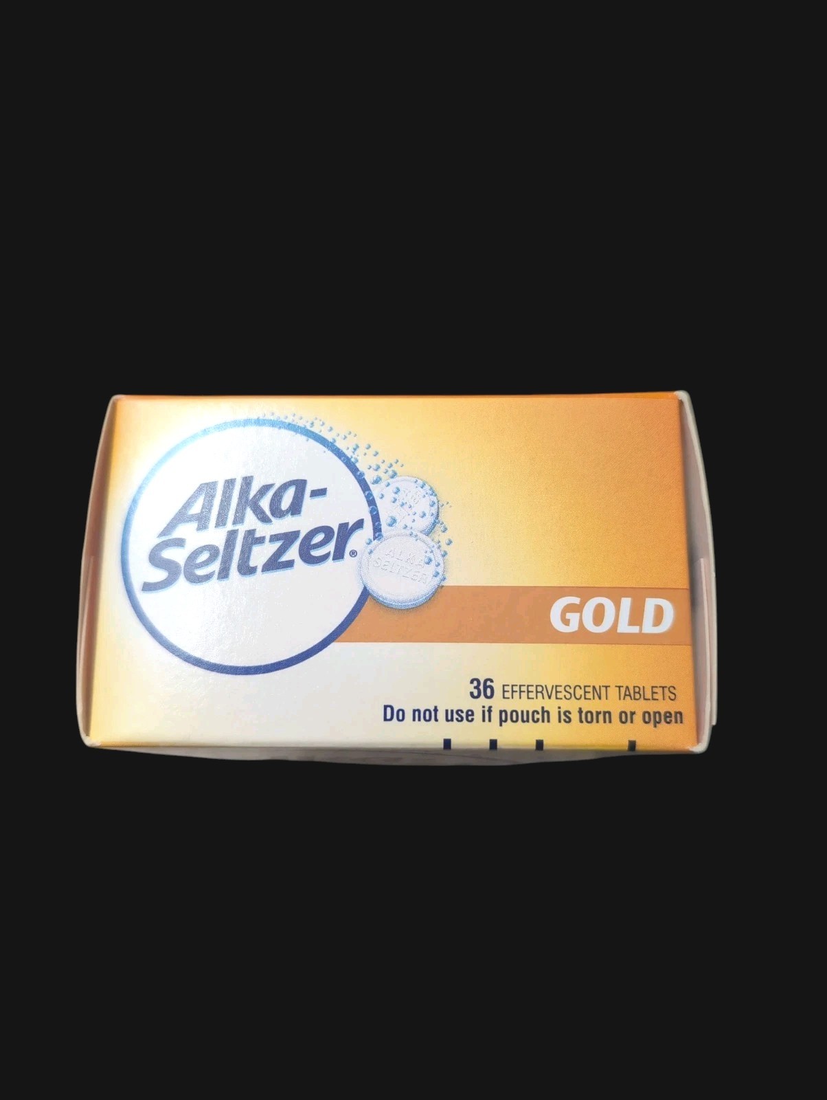 Alka-Seltzer Gold Antacid Heartburn Treatment 1 Box/36 Effervescent Tablet 1/26
