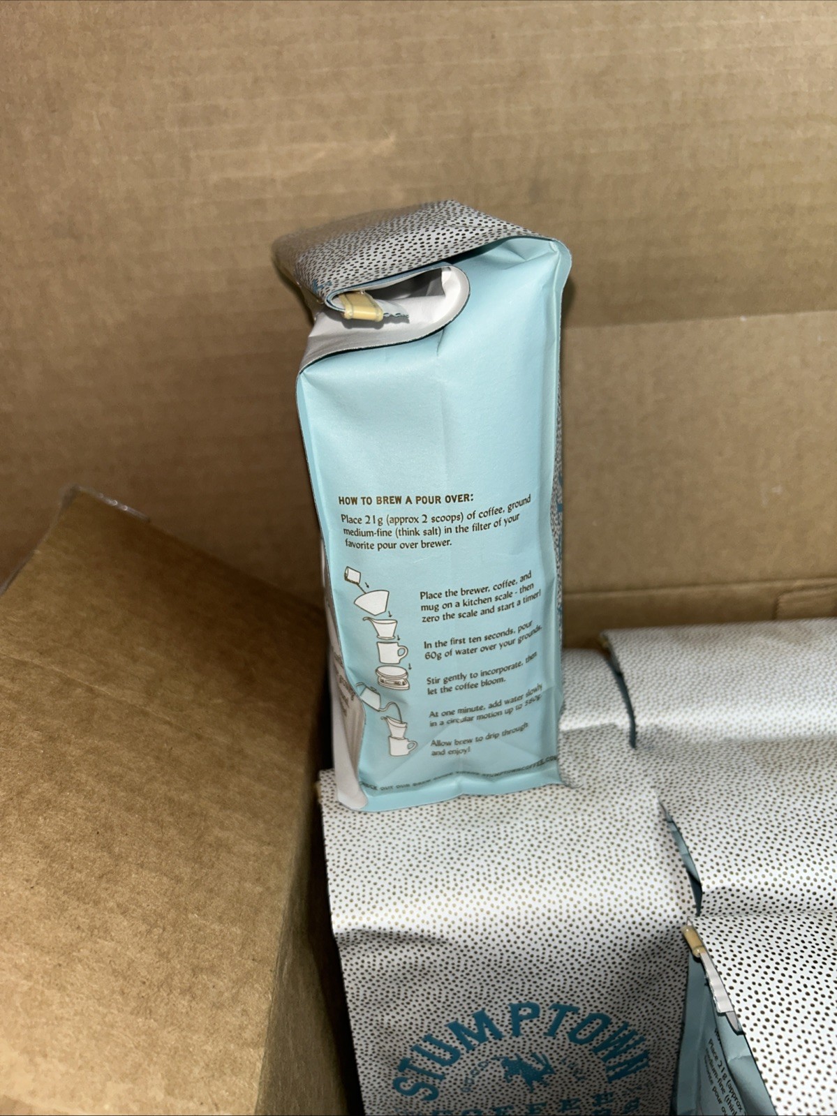 (6) Stumptown Organic Colombia Whole Bean Coffee, 12oz Bags PLEASE REVIEW