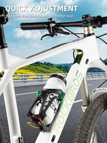 Motorcycle Water Bottle Holder Bike Cup Holder - Bottle Size Adjustable for