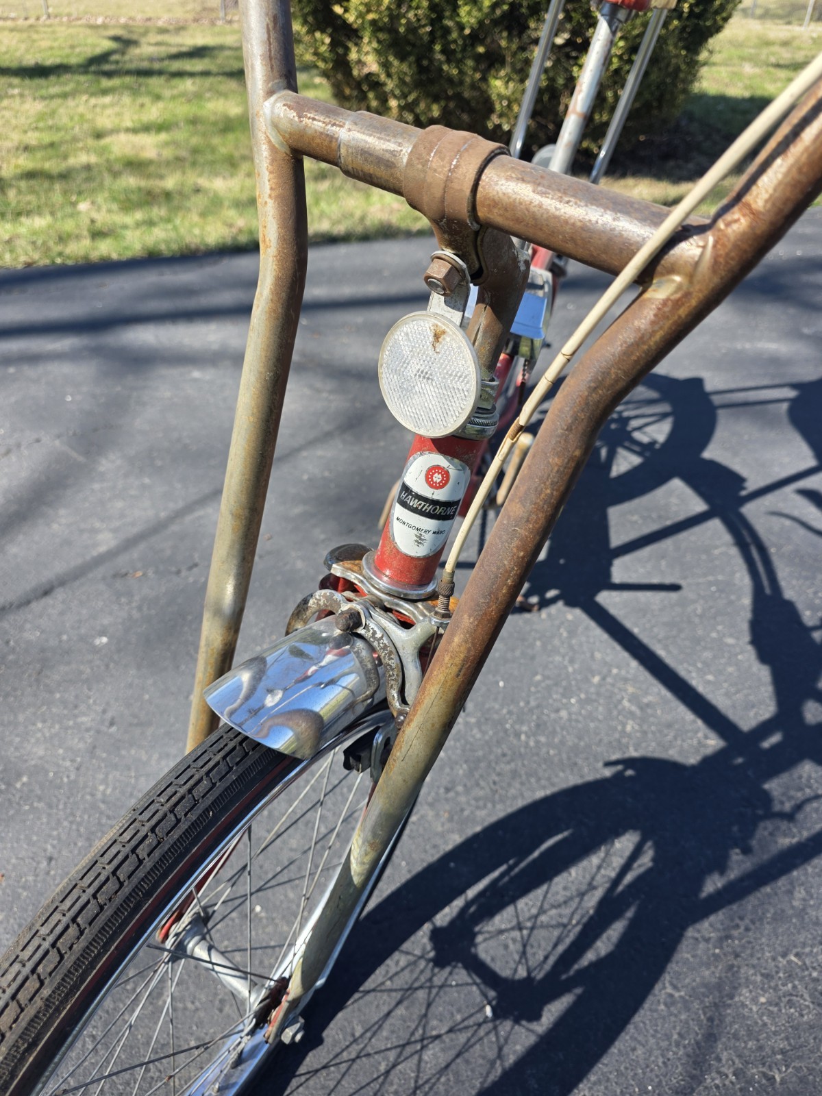 1969 Montgomery Wards Formula V original Survivor Flamboyant red 69 Muscle Bike