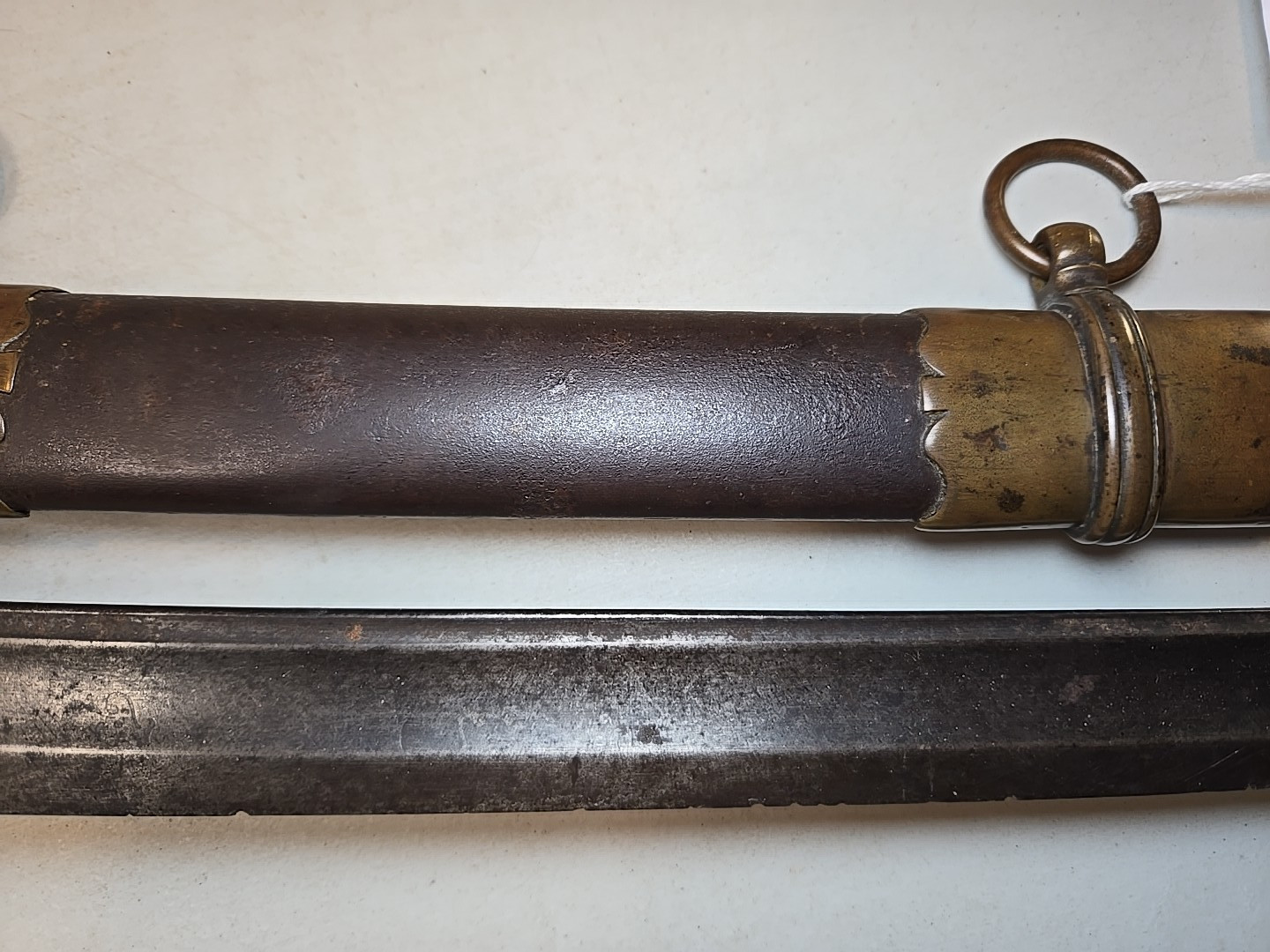 Civil War Model 1850 Foot Officers Sword with Scabbard, Used