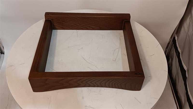 Natural Walnut Solid Wood Speaker Stands (Pair) – Fits 12" Speakers–10Yr WRT