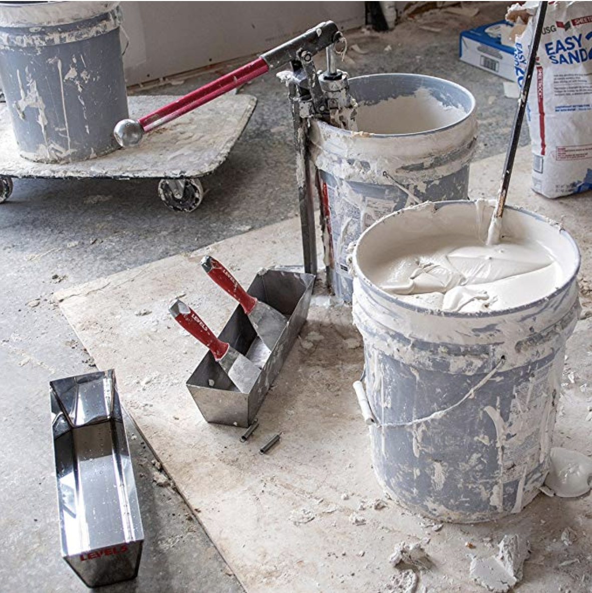 LEVEL5 Drywall Tools 14 Piece Finishing Tool Set - Stainless Steel | 5-609