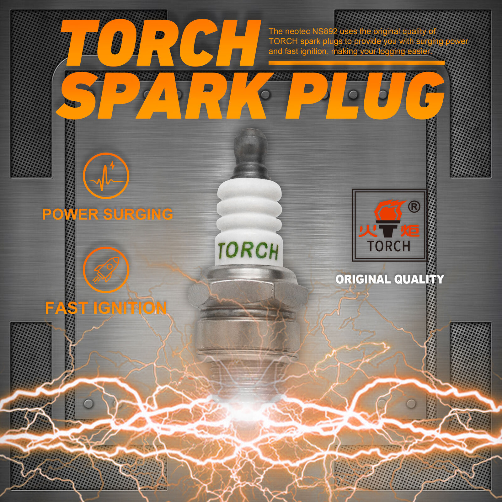 92cc Chainsaw Gas Power Head Compatible with MS660 066 G660 Milling Tree No Bar