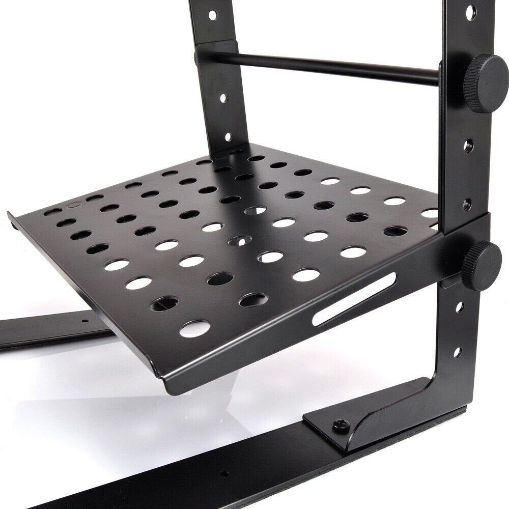 Pyle Pro Laptop Stand for DJ with Flat Bottom Legs PLPTS30