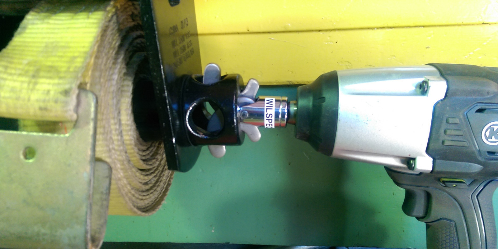 Drill or Impact-Driven Winch Strap Winder w/Free Drill Adaptor - Free Shipping!