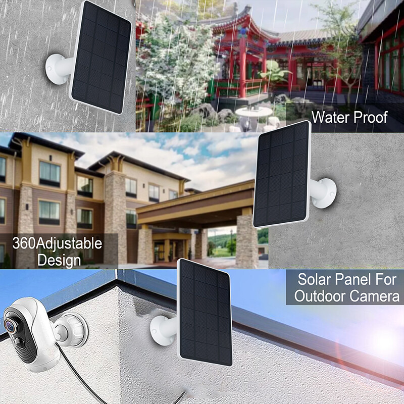 Solar Panel Charging for Arlo Essential Spotlight / XL Spotlight Camera W/ Cable