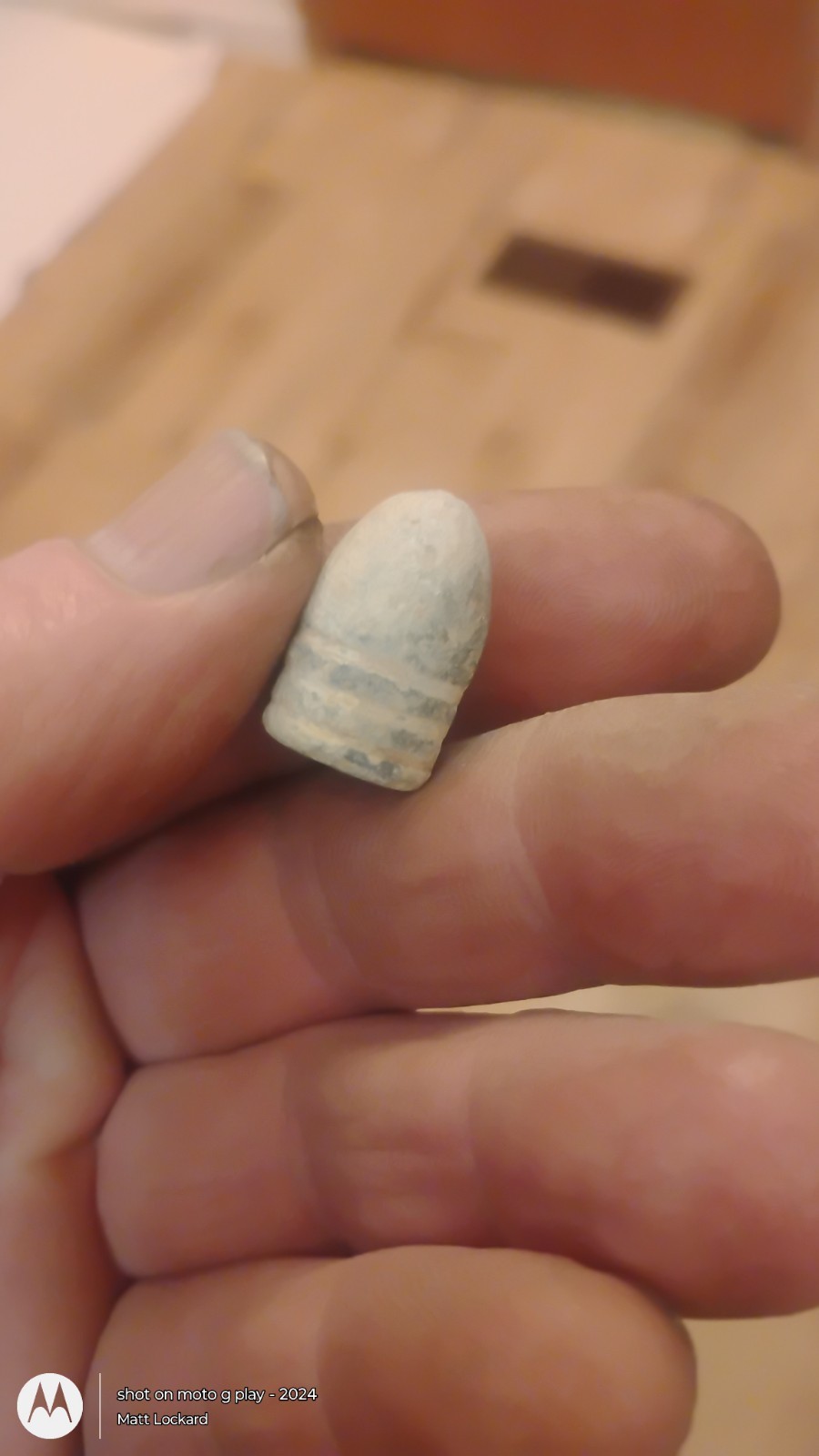 Civil War Gatling Gun Bullet M&M #142