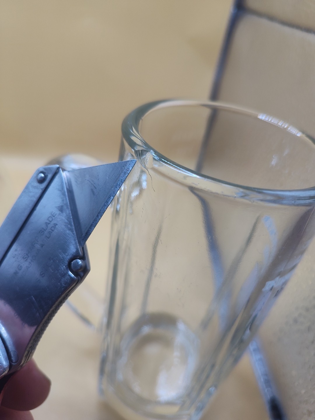 2 Vintage RARE Dinkel Acker Clear Glass  Beer Stein / mug. MADE IN GERMANY Read