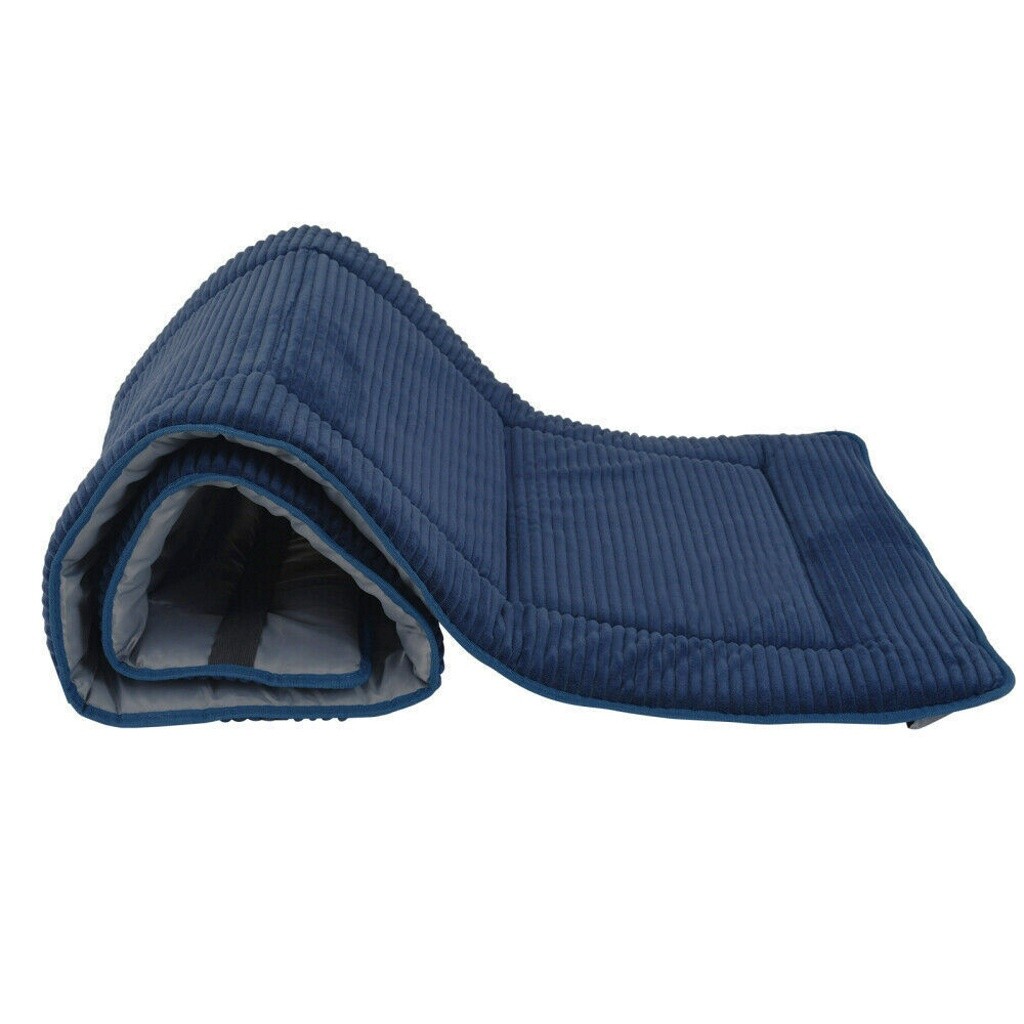 SLSY Zero Gravity Chair Lawn Recliner Reclining Patio Lounger Chair Blue Cushion