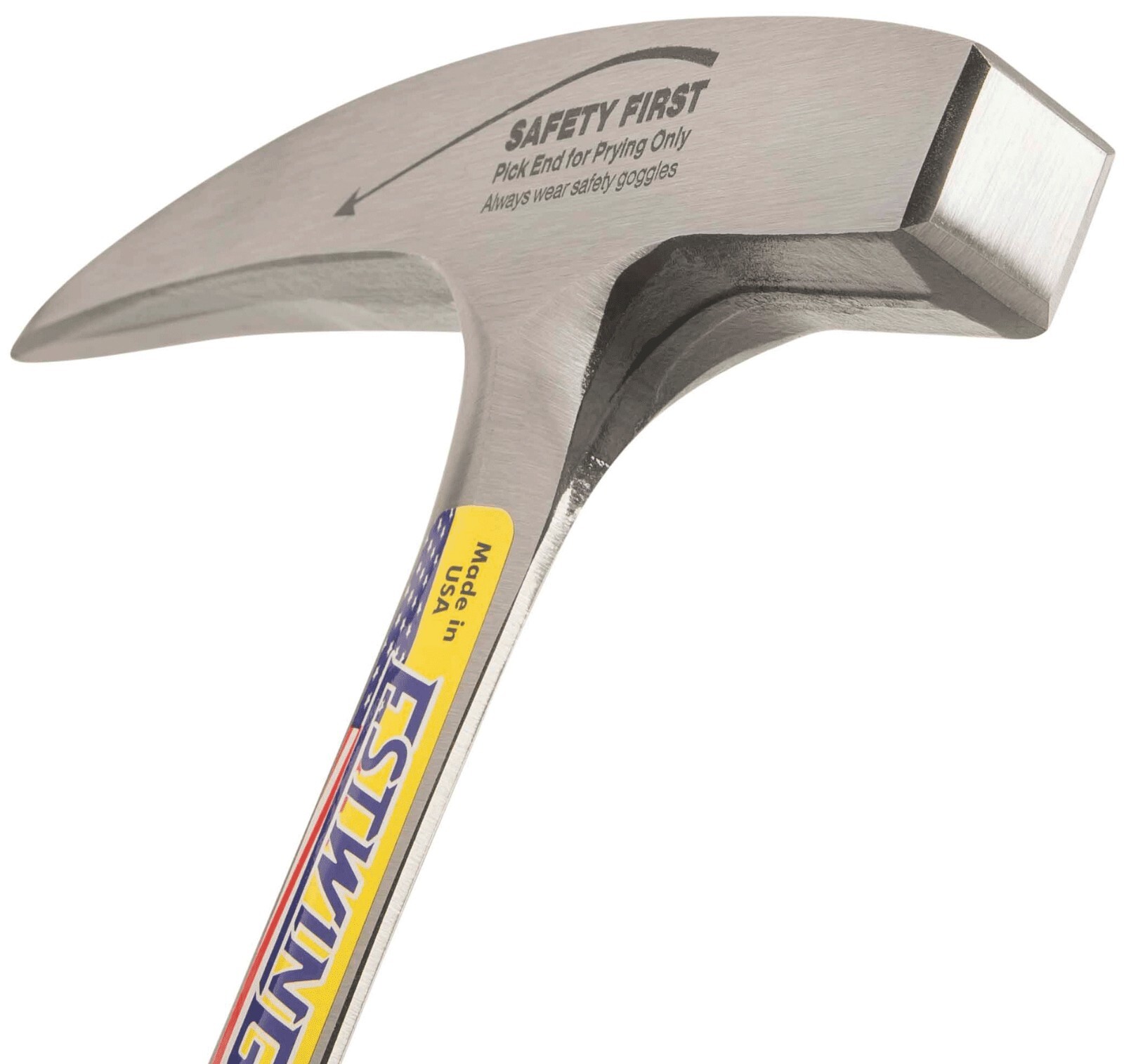 Estwing E30 22oz. Rock Pick, Smooth Face, Genuine Leather Grip, USA Made