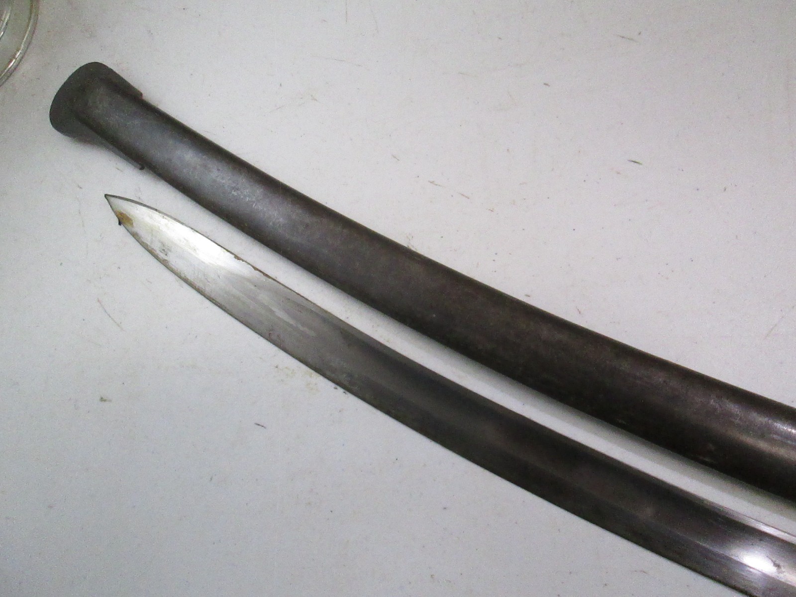 WW1 GEMAN HEAVY ARTILLERY SWORD & SCABBARD DATED 1916 MINTY #L36