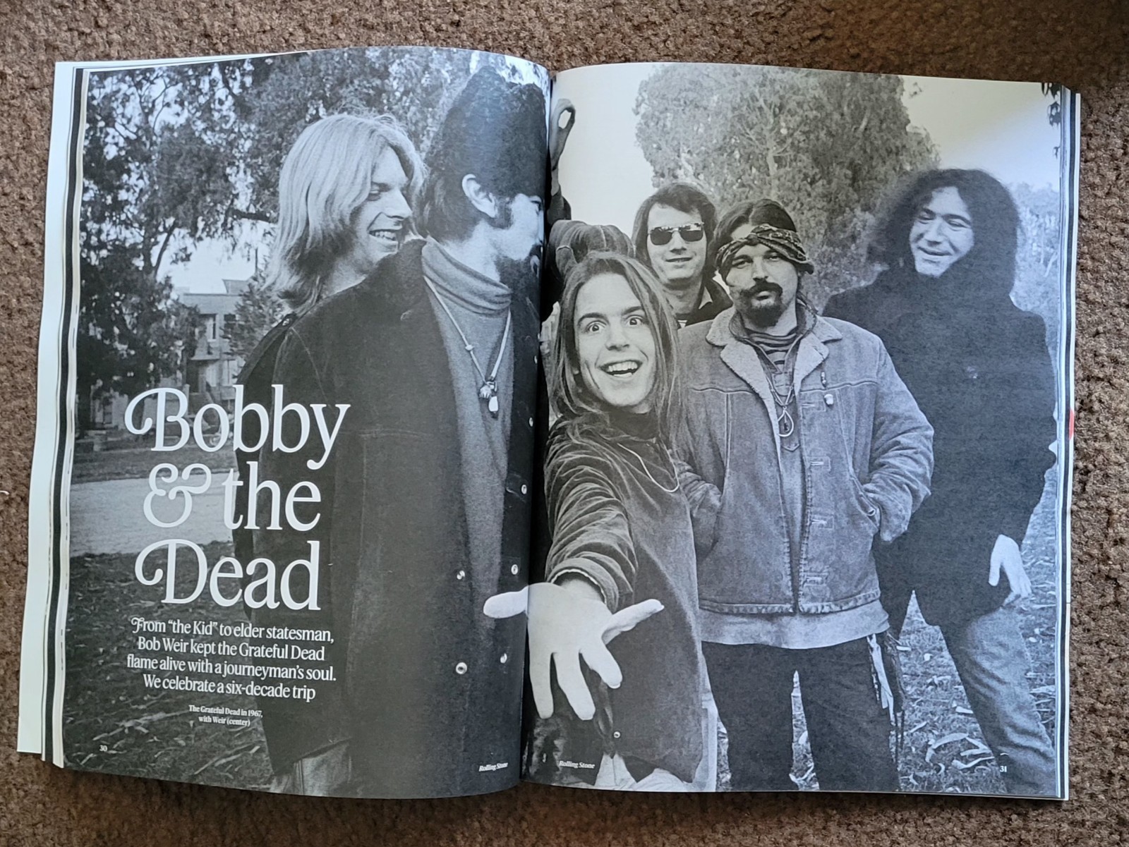 BOBBY WEIR (1947-2026) Rolling Stone Magazine March 2026 THE GRATEFUL DEAD - New