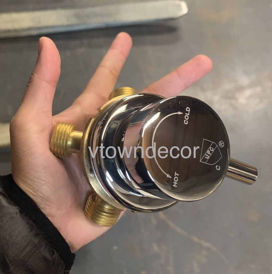 Pedicure Mixer Faucet 3 Way Hot And Cold Water Valve Universal VTD