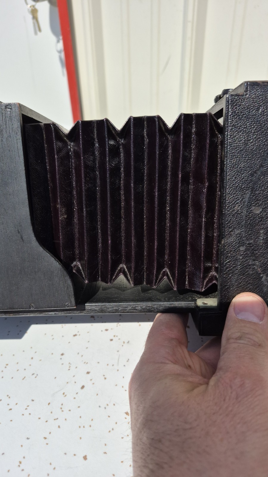 Newman & Guardia Universal Pattern B Box camera Richard Keene Derbyshire