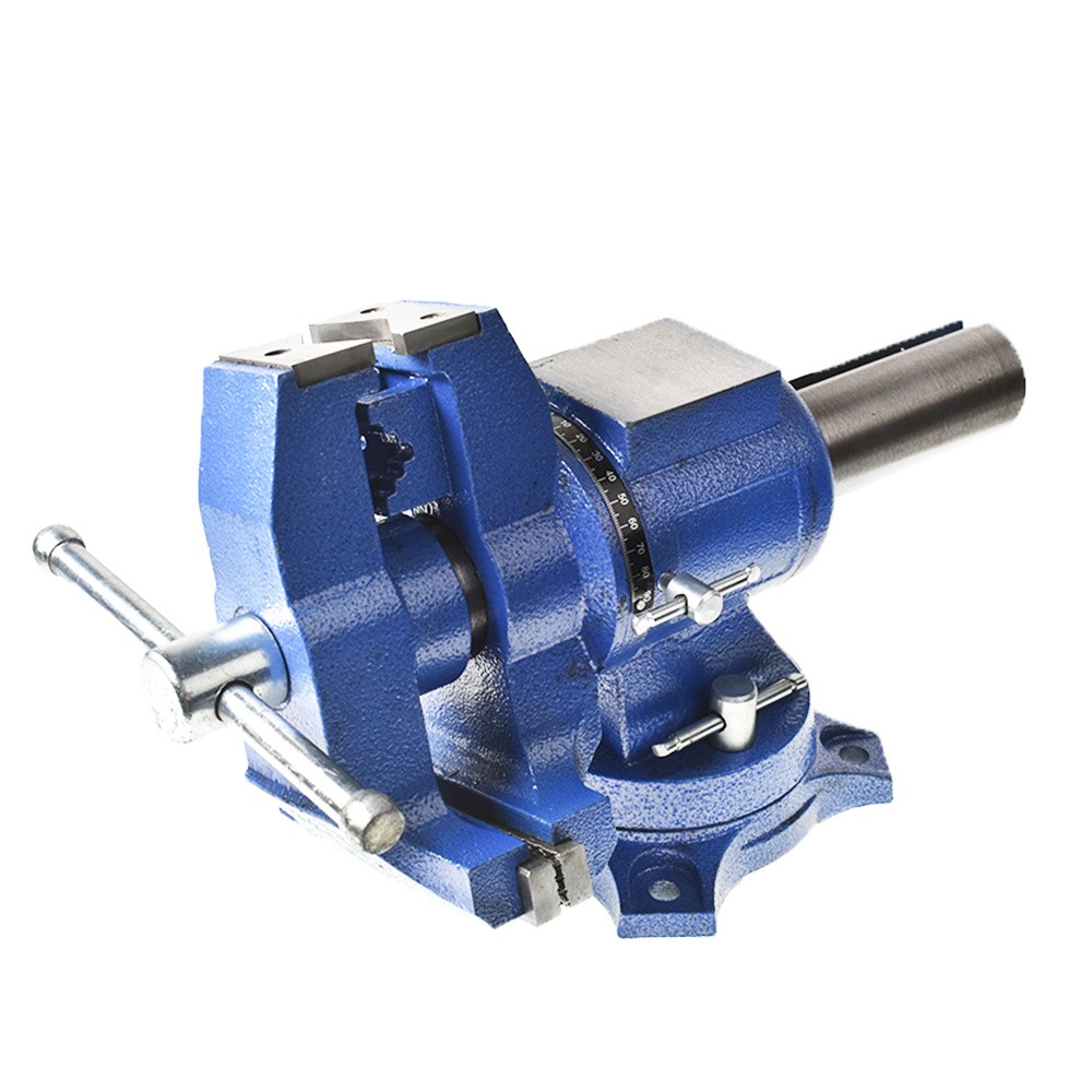 6" Multi-Purpose Rotating Bench Vise Heavy Duty With 360 Degree Swivel Base
