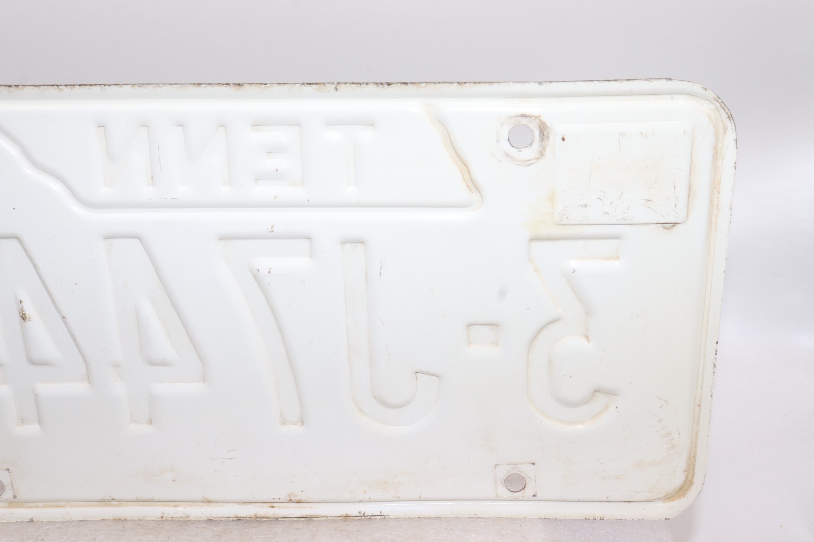 1971-1975 Tennessee License Plate Knox County " 3-J7448 "