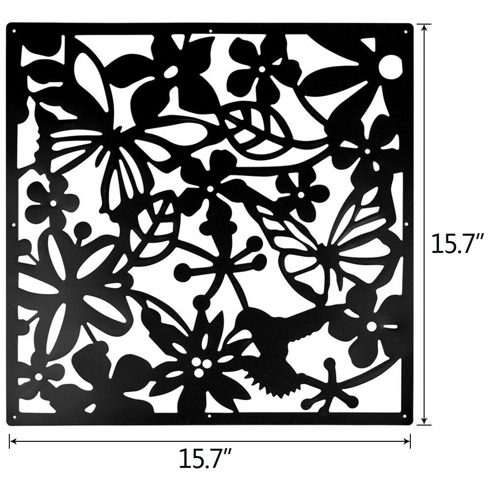 24x Hanging Room Divider Hollow Out Carving Pattern Panel Decorative Wall Screen