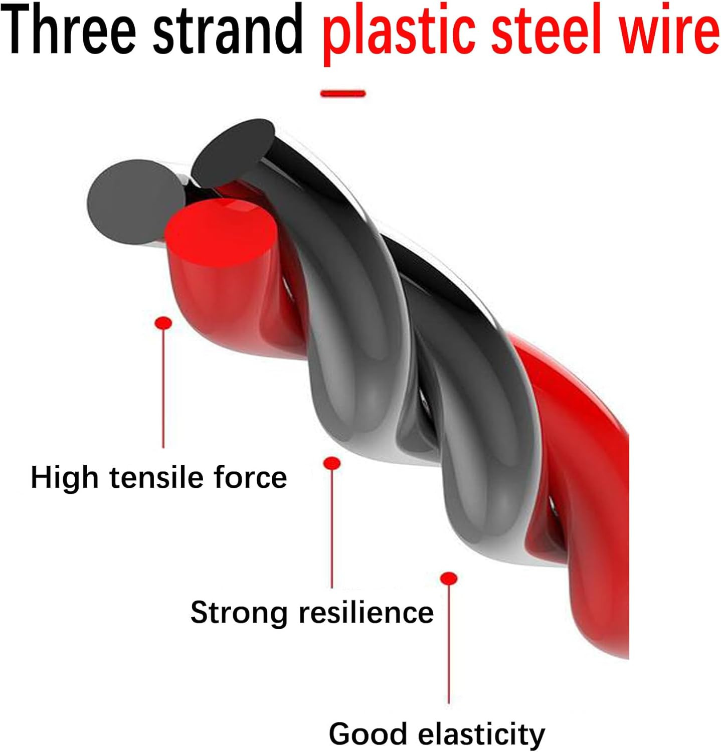 16.4Ft/5M Fish Tape Wire Puller - 1/6" PET Flexible Electrical Cable Snake Tool