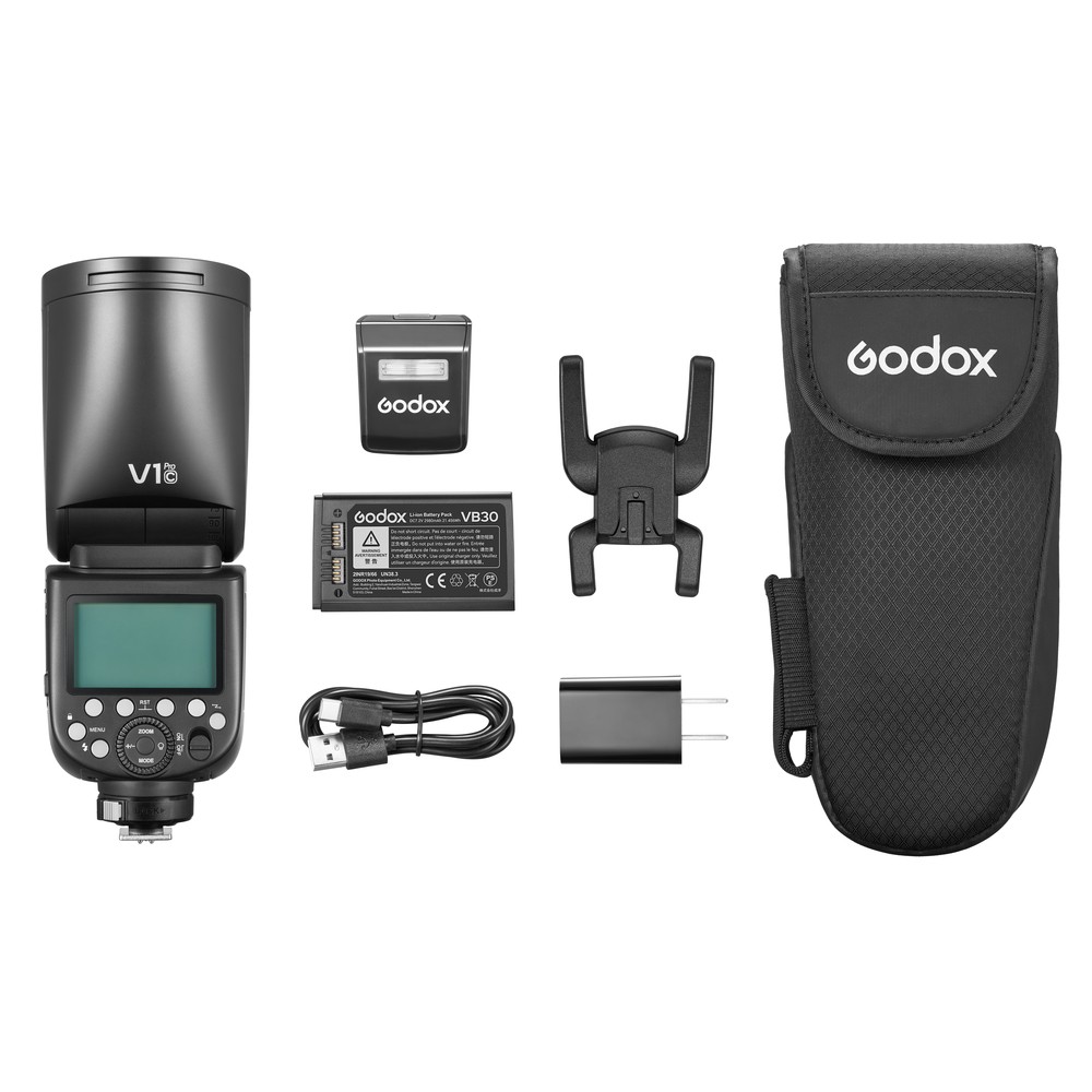 GODOX V1 Pro-C/N/S/F/O 2.4G Round Head Flash for Canon/Sony/Nikon/Fuji/Olympus