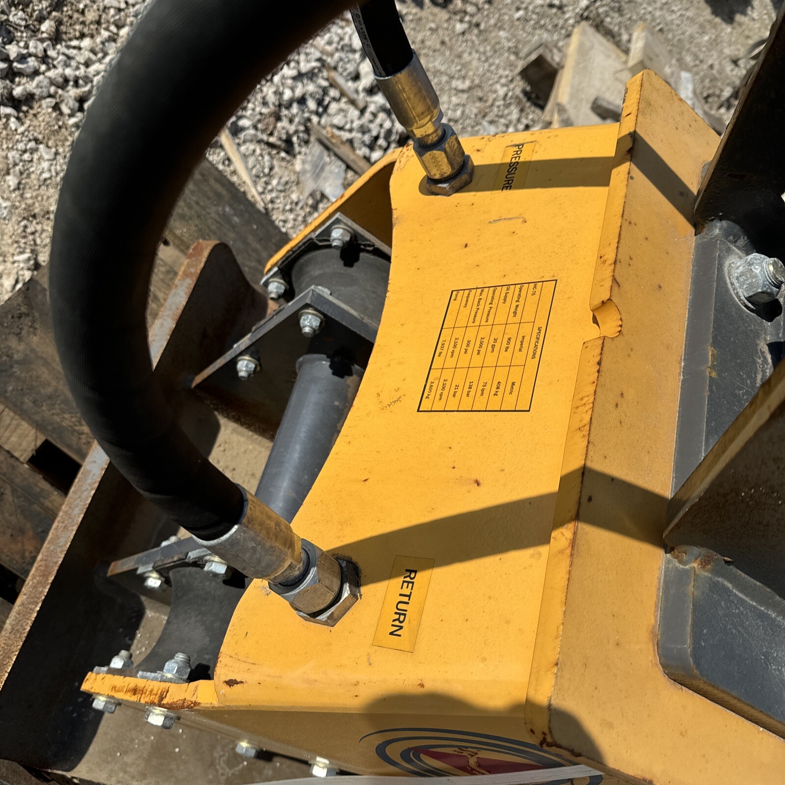 Indeco IHC 75 Mini Excavator Compactor Loader Backhoe Cat Case 24x25 Plate