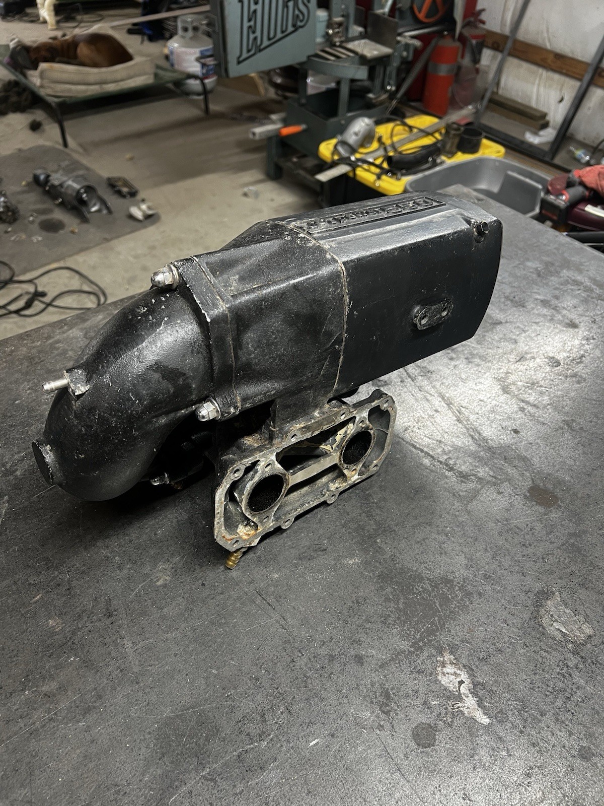 1990 Kawasaki Jet Ski 550 SX JS550 MUFFLER EXHAUST PIPE SILENCER BREAD BOX